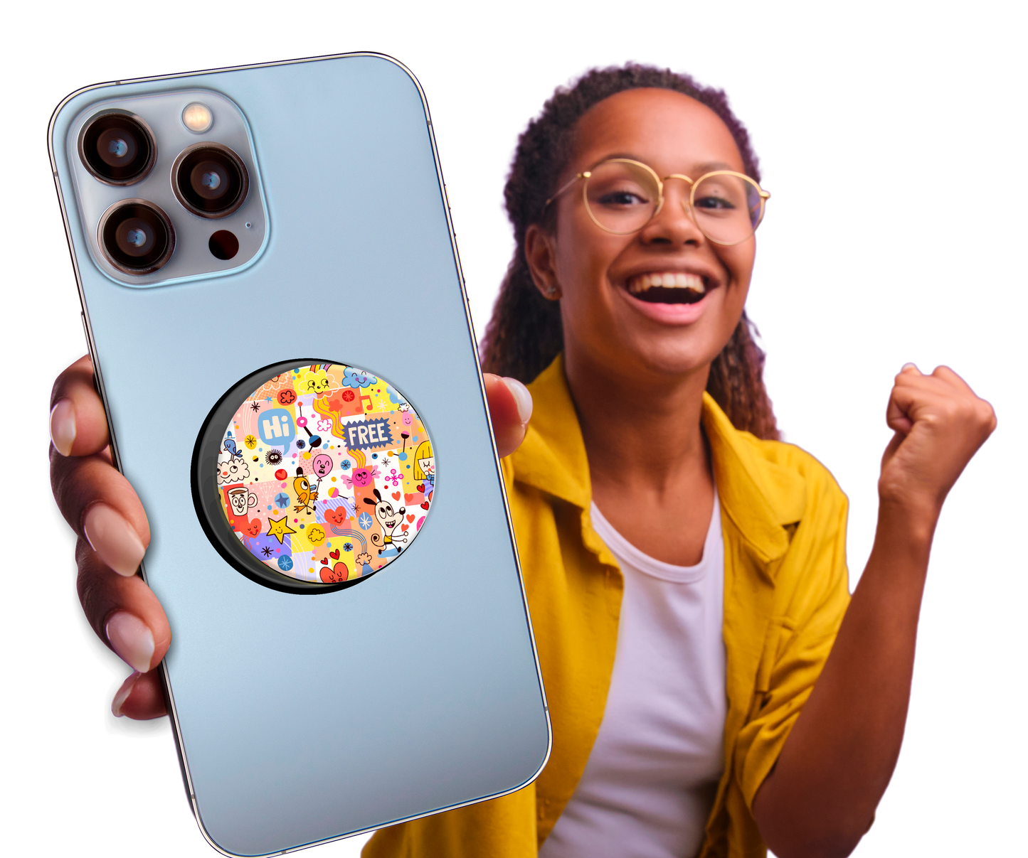 Swap-Tops Phone Grips