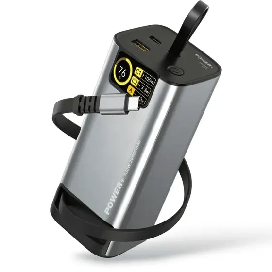 Retractable-Cable Power Bank