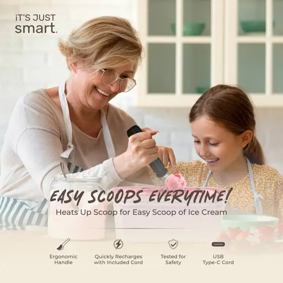 Heated Ice Cream Scoop — authentic product view