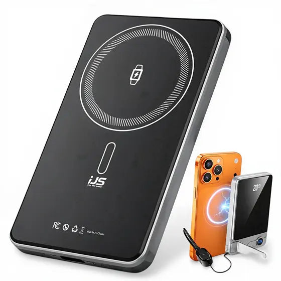 Magnetic Wireless Power Bank — authentic lifestyle / in-use image