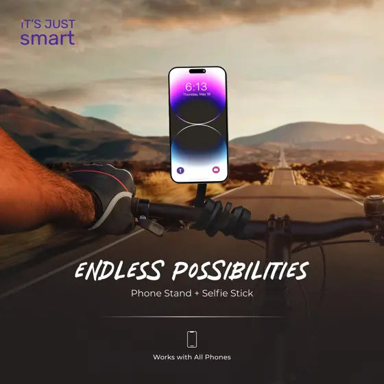 Flexible Stand & Selfie Grip — authentic product view