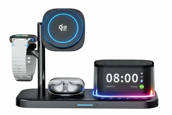 Dual Watch Speaker & Alarm Charging Station
